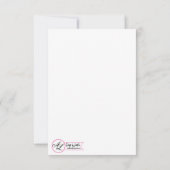 3.5x5 Empfang Card Sommerlandhochzeit Rustikal Einladung (Rückseite)