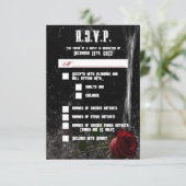 3.5x5 R.S.V.P. Karte Haunting Adeline Zade Meadows (Stehend Vorderseite)