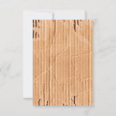 3,5x5 R.S.V.P. Karte Karton Flap Weiße Ribbon (Rückseite)