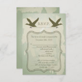 3.5x5 R.S.V.P.-Karte Landente Jagd Rustikal RSVP Karte (Vorne/Hinten)
