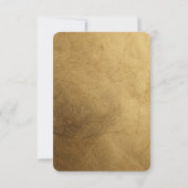 3,5x5 R.S.V.P.-Karte Moderner Strip-Schwarz-weißer Einladung (Rückseite)