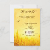 3.5x5 R.S.V.P. Karte Sonnenaufgang Weizenland Rust (Vorderseite)