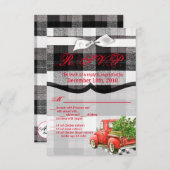 3,5x5 R.S.V.P. Karte XMAS LKW Weihnachtsbuffet P (Vorne/Hinten)