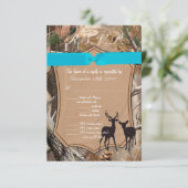 3.5x5 R.S.V.P. Kartenjäger Camouflage Camoflauge D Einladung (Stehend Vorderseite)