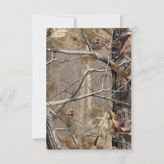 3.5x5 R.S.V.P. Kartenjäger Camouflage Camoflauge D Einladung (Rückseite)