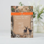 3.5x5 R.S.V.P. Kartenjäger Camouflage Camoflauge D Einladung (Stehend Vorderseite)