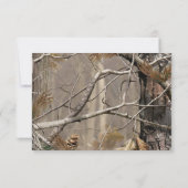 3.5x5 R.S.V.P. Kartenjäger Camouflage Camoflauge D RSVP Karte (Rückseite)