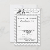 3,5x5 R.S.V.P. Kartenjugendschuhe Zickzack Strip Einladung (Vorderseite)