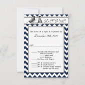 3,5x5 R.S.V.P. Kartenjugendschuhe Zickzack Strip Einladung (Vorderseite)