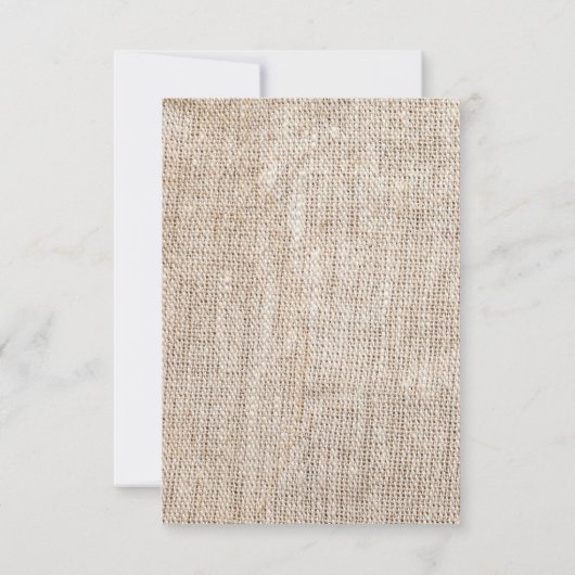 3.5x5 R.S.V.P. Kartenlandmeisterhandschuh Burl Einladung (Rückseite)