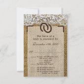 3,5x5 R.S.V.P. Kartenpferd RSVP Karte (Vorderseite)