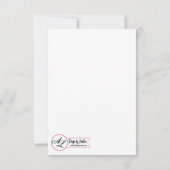 3,5x5 R.S.V.P. Kartenwein auf Burlap-Sack-Land R Einladung (Rückseite)