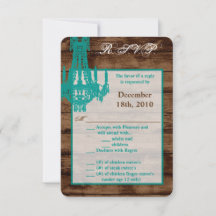 3.5x5 R.S.V.P. KartenWestern Rustikaler Kronleucht