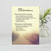 3.5x5 Richtungen Ausfahrt-Pfad-Karte Einladung (Stehend Vorderseite)