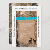 3.5x6 Anfahrt Kartenjäger Camouflage Camoflauge Hi Einladung (Vorne/Hinten)