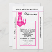 3.5x6 Directions Card Crystal Chandelier Glitz Gla