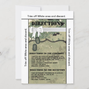 3.5x6 Directions Card Navy Typ III Digital Einladung