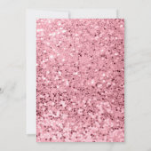 3.5x6 Directions Card Rose Gold Glitzer Einladung (Rückseite)