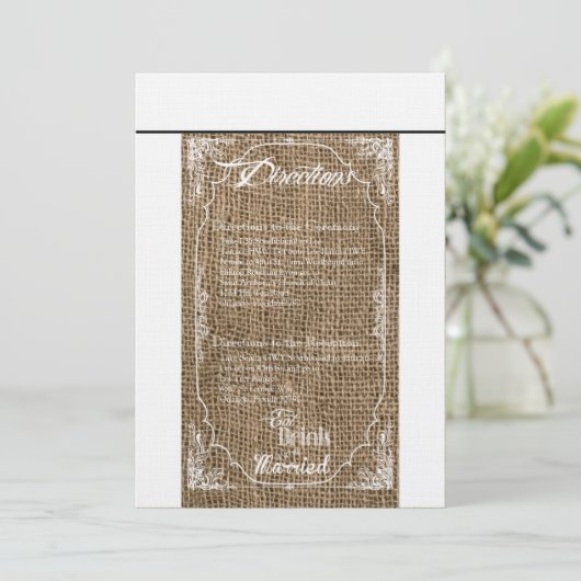 3.5x6 Fahrkartenausweis Getränke essen Verheiratet Einladung (Stehend Vorderseite)