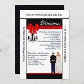 3.5x6 Fahrtkarte Seefahrer Hispanic Uniform Groo Einladung (Vorne/Hinten)