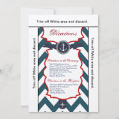 3.5x6 Fahrtrichtung Nautischer Ankerkompass Ocea K Einladung (Vorderseite)