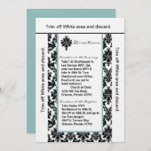 3.5x6 Fahrtrichtungsanzeige Karte schwarzer Tiff D (Vorne/Hinten)