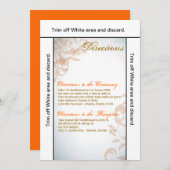 3.5x6 Fahrtrichtungsanzeige Kartenfall Herbstschwu Einladung (Vorne/Hinten)