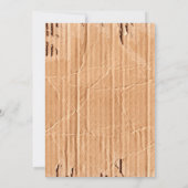 3.5x6 Kartenführung Klappbrett Weißes Band Einladung (Rückseite)