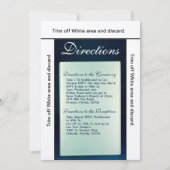 3.5x6 Mattierte Glasspiegel Kartenführung Moderner Einladung (Vorderseite)