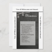 3.5x6 Richtung Kartenmason Jar String Lights Einladung (Vorderseite)