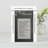 3.5x6 Richtung Kartenmason Jar String Lights Einladung (Stehend Vorderseite)