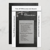 3.5x6 Richtung Kartenmason Jar String Lights Einladung (Vorne/Hinten)