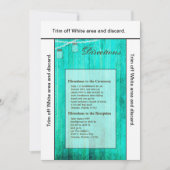 3.5x6 Richtung Kartenmason Jar String Lights Wood Einladung (Vorderseite)