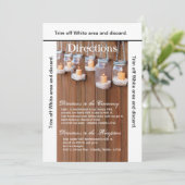 3.5x6 Richtung Mason Jar Candle Lights Nigh Einladung (Stehend Vorderseite)