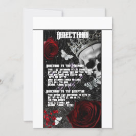 3.5x6 Wegweiser-Karte "Adeline Zade Meadow" Einladung