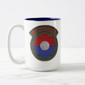 3/60th Infanterie-(Ufer) 9. Abteilungs-Tasse Zweifarbige Tasse (Links)