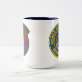 3/60th Infanterie-(Ufer) 9. Abteilungs-Tasse Zweifarbige Tasse (Mittel)