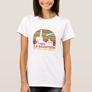 3,6 Röntgen nicht groß, nicht schreckliches T-Shirt