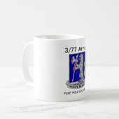 3/77 Kaffeetasse Rüstungs-Fort-Polks Louisiana (Vorderseite Links)