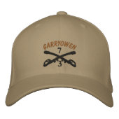 3-7th Cavalry Crossed Sabers OIF Ribbon Custom Hat Bestickte Baseballkappe (Vorderseite)