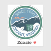 3" Abzeichen Aufkleber (Blatt)