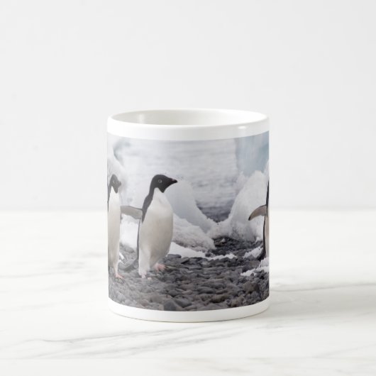 3 Adele-Pinguin-Laufen Kaffeetasse (Mittel)