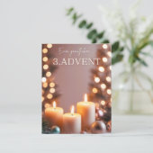 3. Advent Feiertagskarte (Stehend Vorderseite)