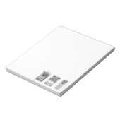 3 Affen Chinesisches Neujahr Zodiac Notizblock (Rotiert)