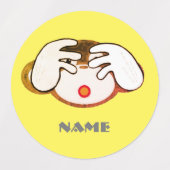 3 Affen Etiketten (Design 2)