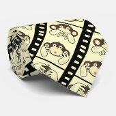 3 Affen Krawatte (Gerollt)