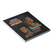 3 African American Women Equality Black Strong Pro Notizblock (angewinkelt)