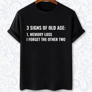 3 alterslustige alternde Spaß T-Shirt