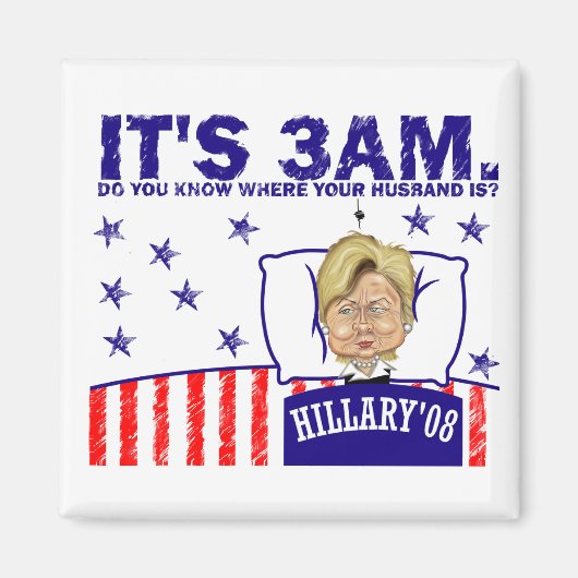 3-AM-HILLARY Magnet (Vorne)