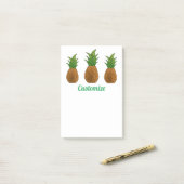 3 Ananas Thunder_Cove Post-it Klebezettel (Auf Schreibtisch)